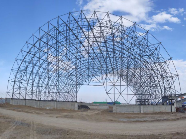 五大连池体育场网架结构